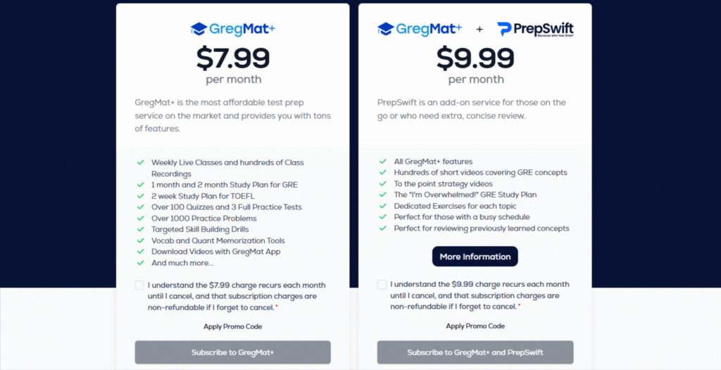 GregMat-Plan-Pricing